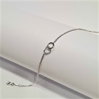 Bracciale Fanton Gioielli Donna BRACCIALI ORO in Oro bianco Cubic Zirconia BROR-200-52